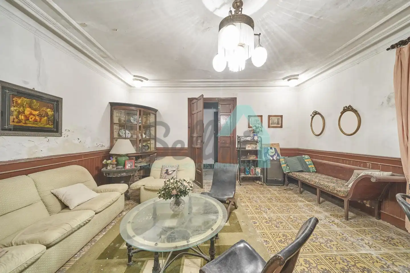 Sala de estar de Casa o chalet en venta en Oviedo  con Jardín privado, Parquet y Terraza