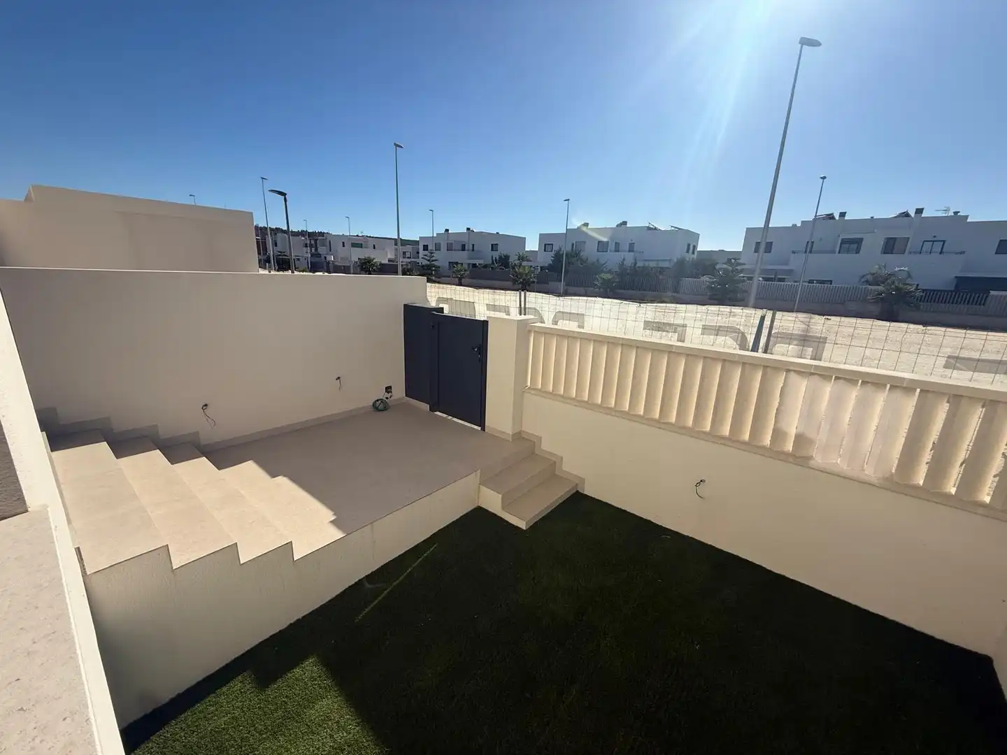 Terraza de Casa o chalet de alquiler en El Ejido con Jardín privado, Terraza y Piscina comunitaria