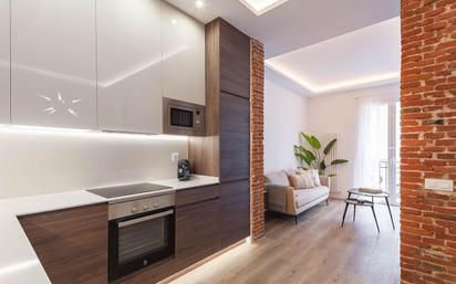 Kitchen of Apartment for sale in  Madrid Capital  with Air Conditioner and Balcony