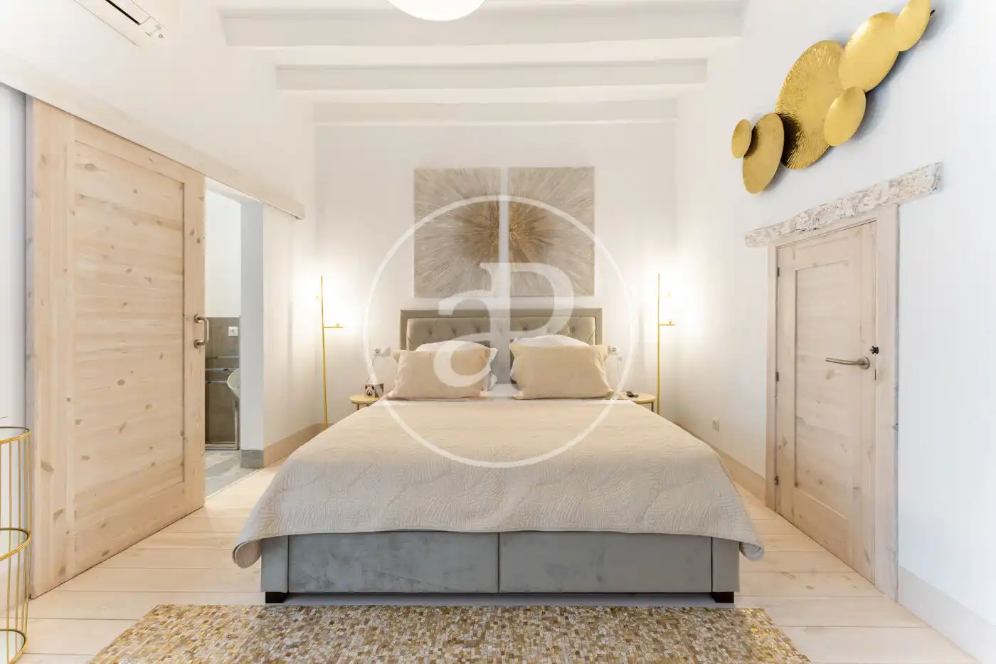Schlafzimmer von Haus oder Chalet zum Verkauf in  Palma de Mallorca mit Klimaanlage, Heizung und Terrasse
