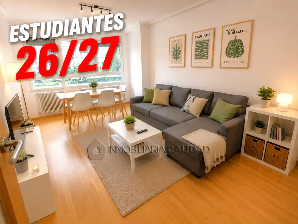 Vista exterior de Piso de alquiler en Burgos con Calefacción, Amueblado y Se aceptan mascotas