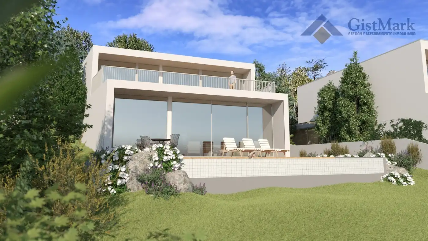 Vista exterior de Residencial en venta en Moaña