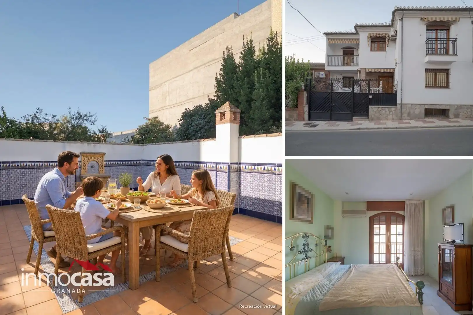 Exterior view of Houses for sale in Maracena, Granada