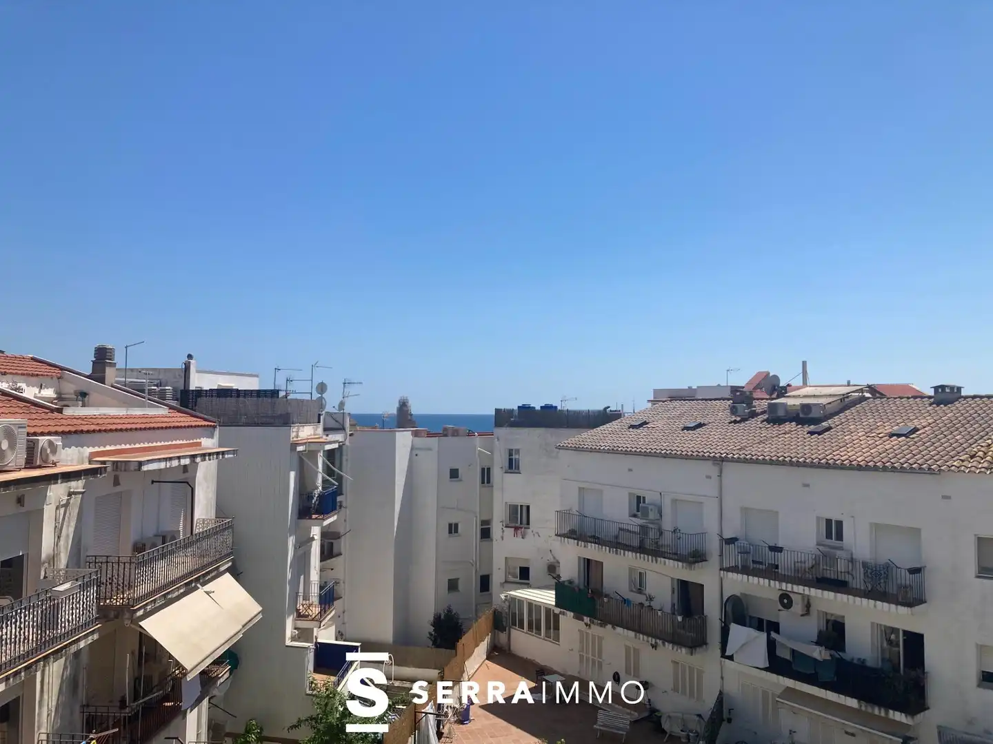Exterior view of Attic for rent in Sitges  with Heating