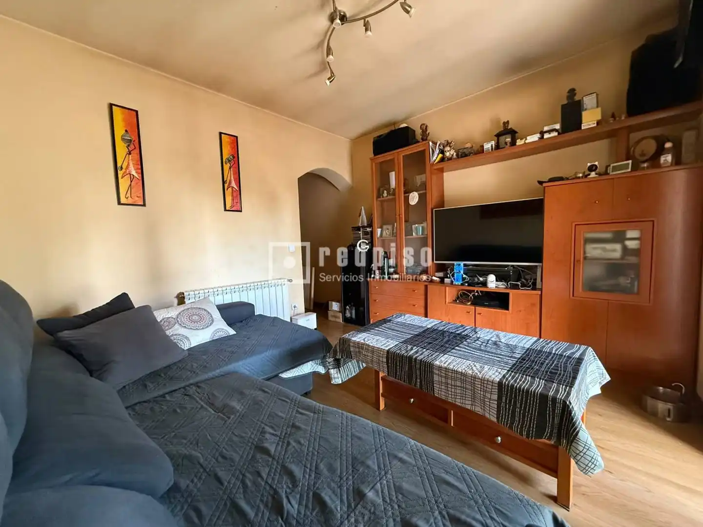 Sala d'estar de Pis en venda en Madrid amb Aire condicionat, Calefacció i Terrassa