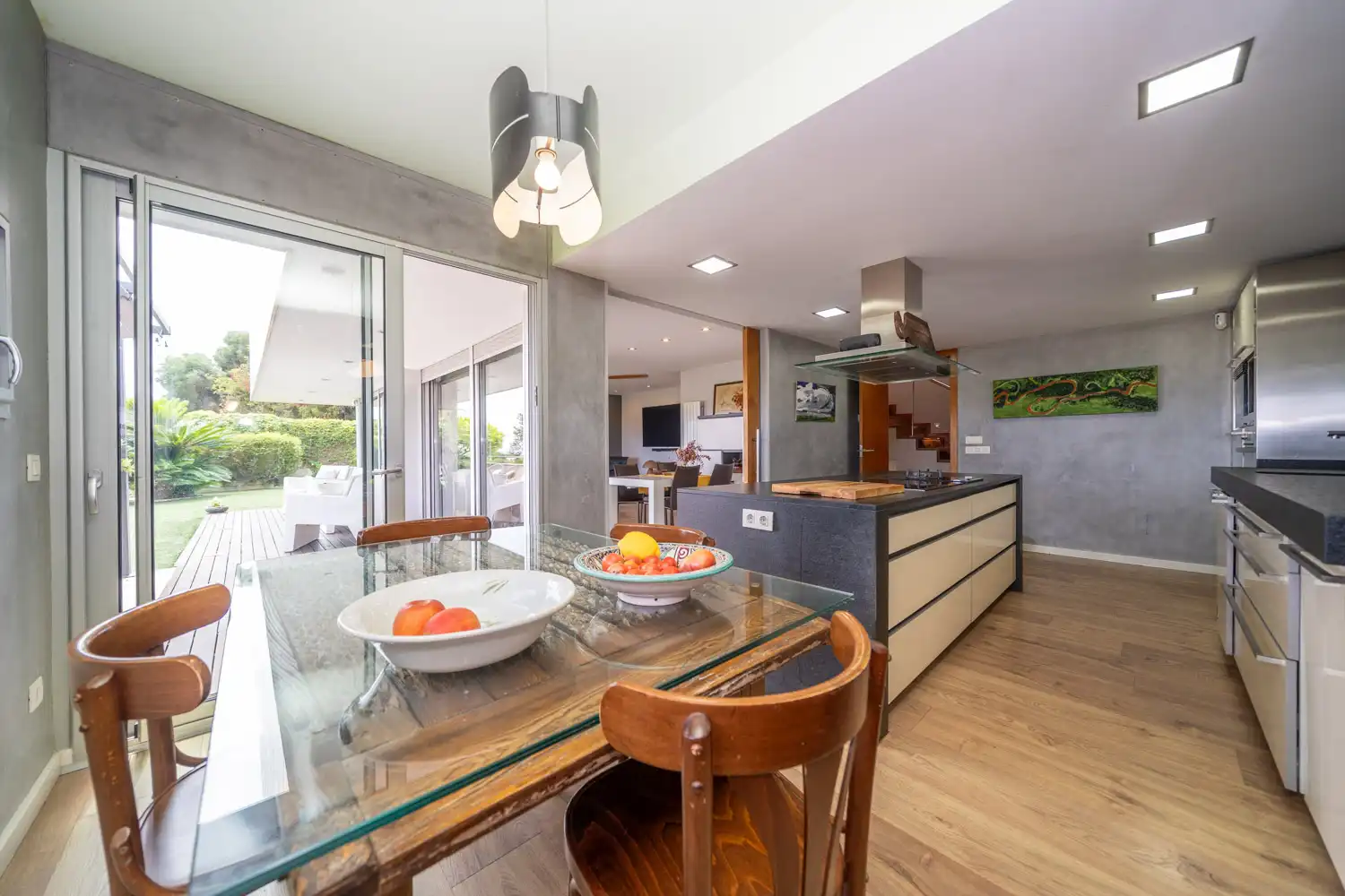 Cocina de Casa o chalet en venta en Santa Susanna con Aire acondicionado, Calefacción y Jardín privado