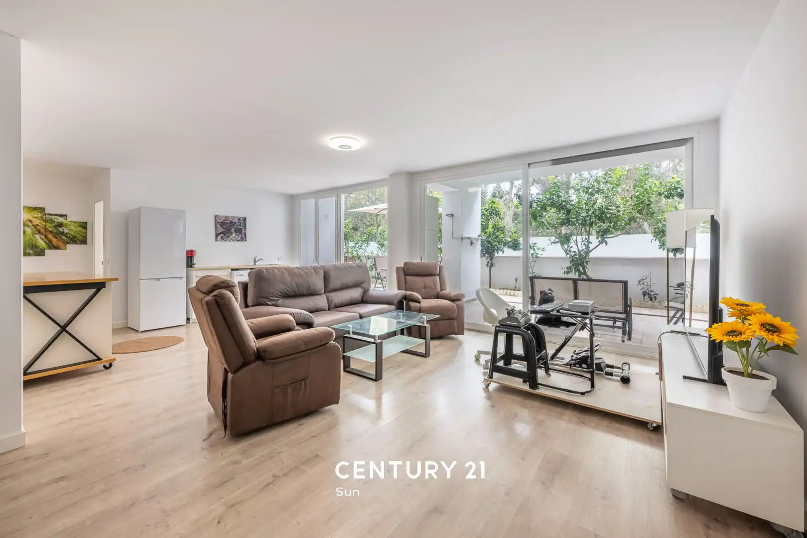 Living room of Houses for sale in Benalmádena  with Air Conditioner and Furnished