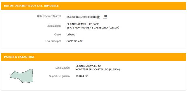 Terreno residencial en Venta en UNIC-ARAVELL en Montferrer i Castellbò