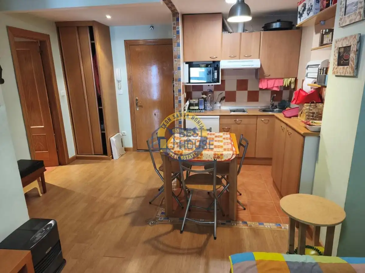 Kitchen of Apartments for sale in Puebla de Lillo  with Heating, Parquet flooring and Storage room