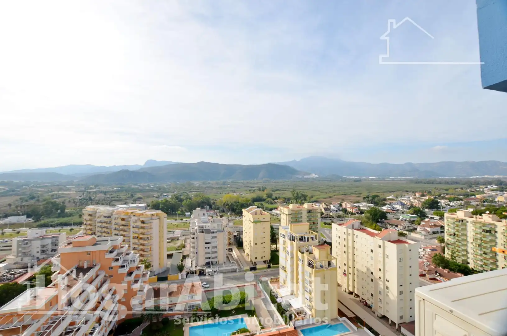 Exterior view of Flat for sale in Gandia  with Air Conditioner, Private garden and Community pool