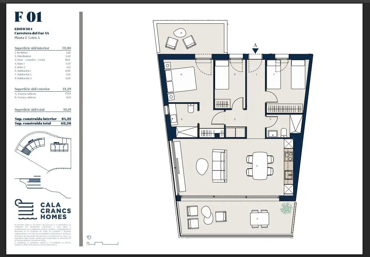 Apartment with terrace for sale in Pla de Maset - Cap de Salou, imagen 13