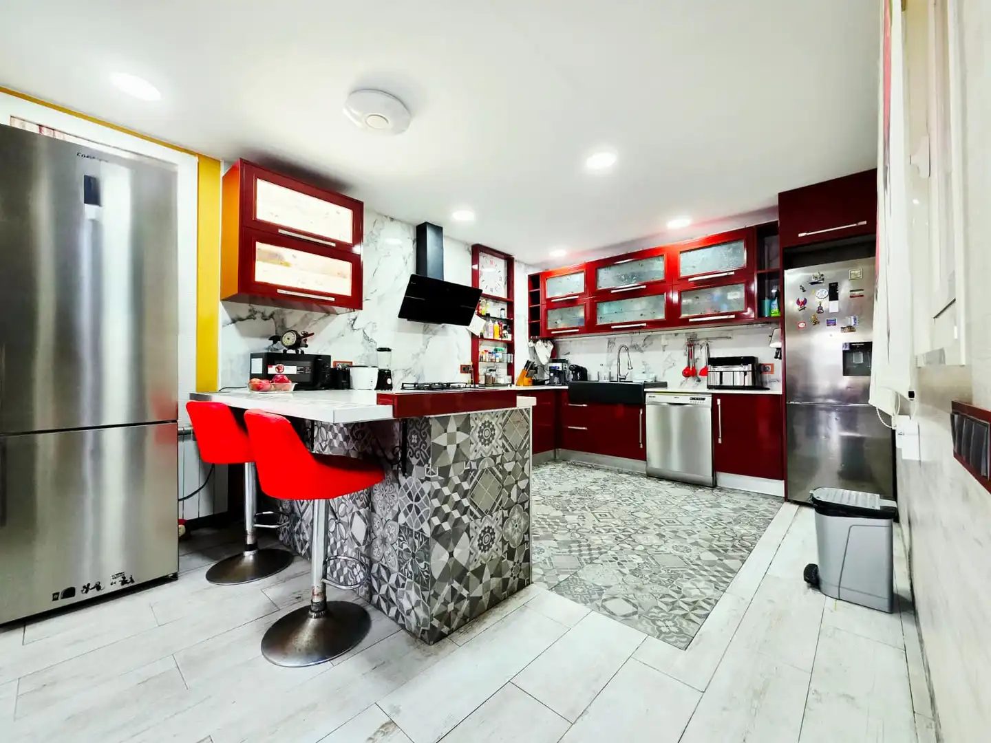 Kitchen of Flat for sale in El Prat de Llobregat  with Air Conditioner, Heating and Parquet flooring