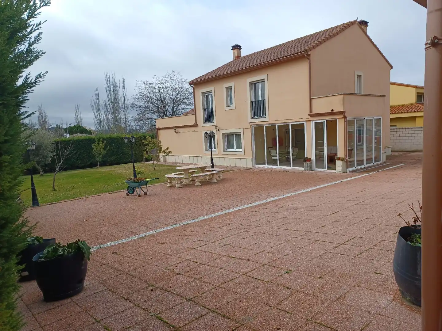 Terraza de Casa o chalet en venta en Renedo de Esgueva con Jardín privado