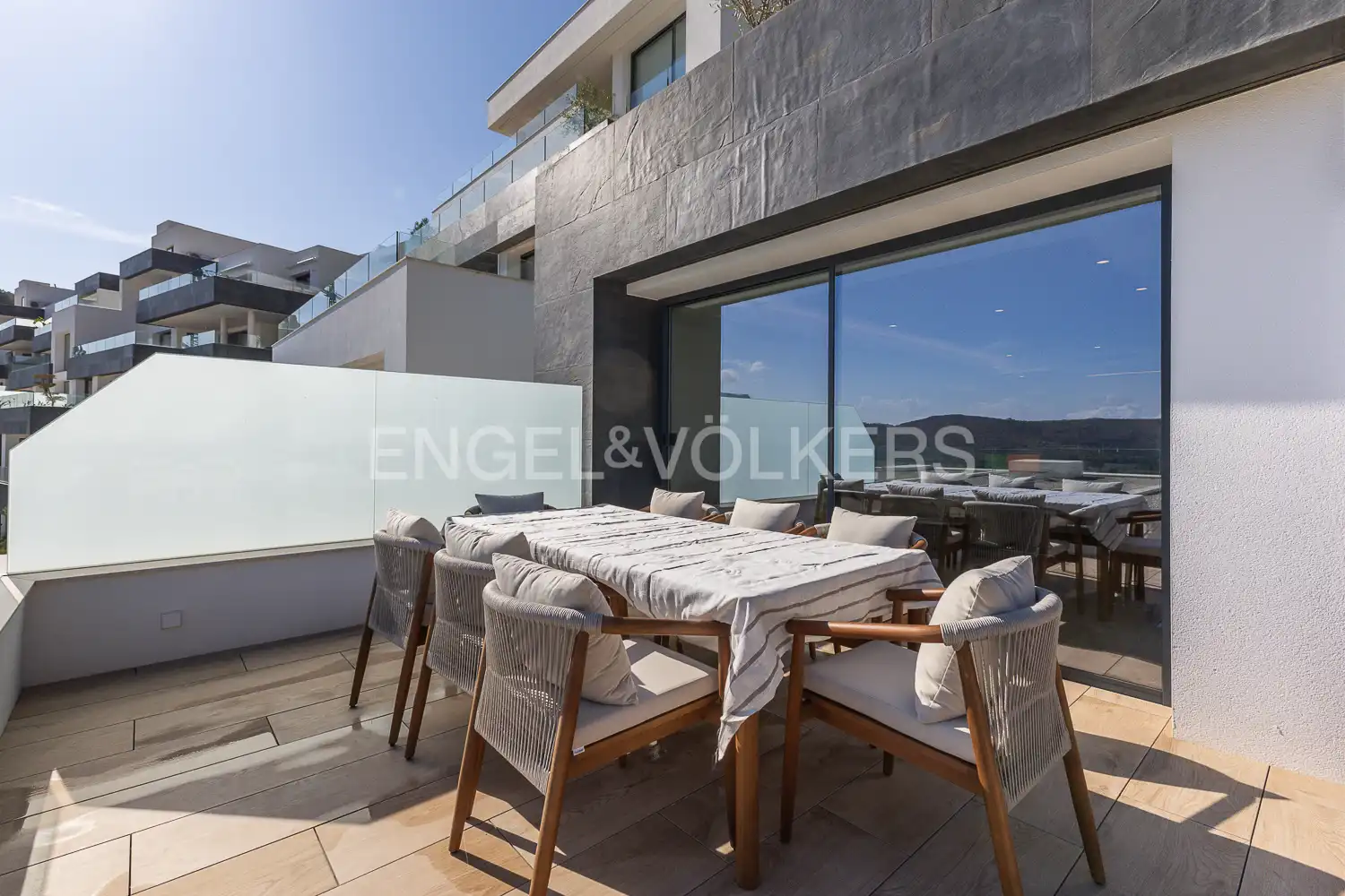 Terrace of Apartments for rent in Pedreguer  with Air Conditioner, Heating and Terrace