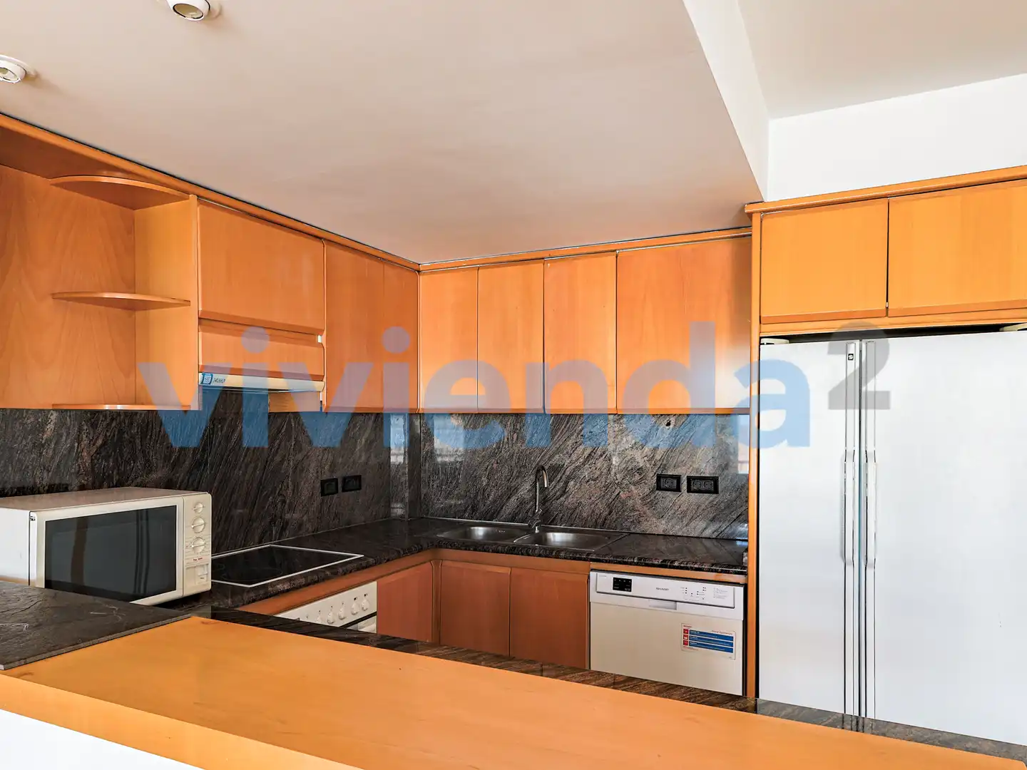 Küche von Wohnung zur Miete in Madrid mit Heizung und Balkon