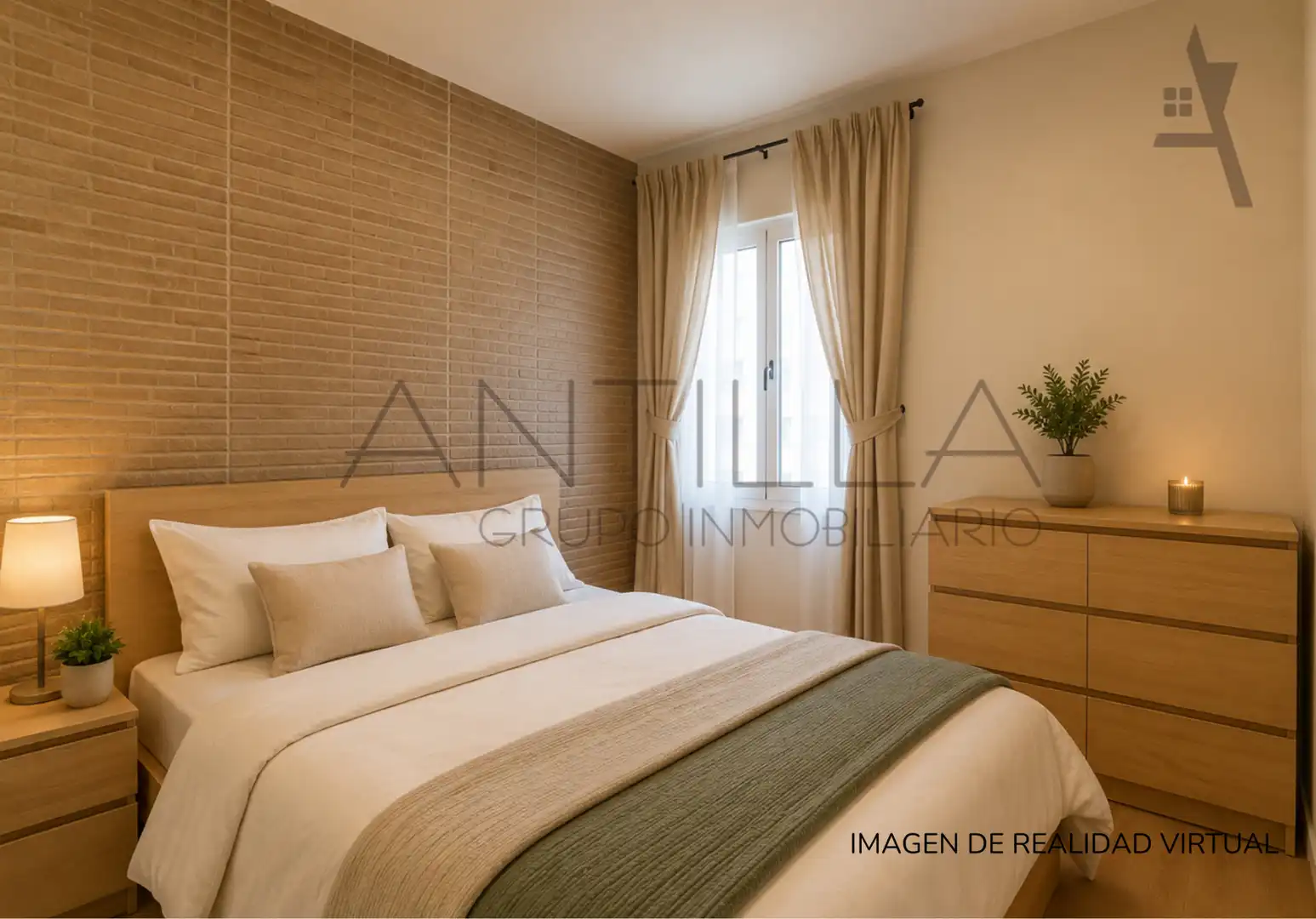 Bedroom of Flat for sale in Madrid  with Air Conditioner, Heating and Terrace