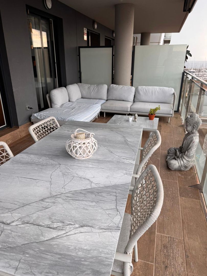 Terrace of Flat to rent in Badalona  with Air Conditioner, Heating and Terrace