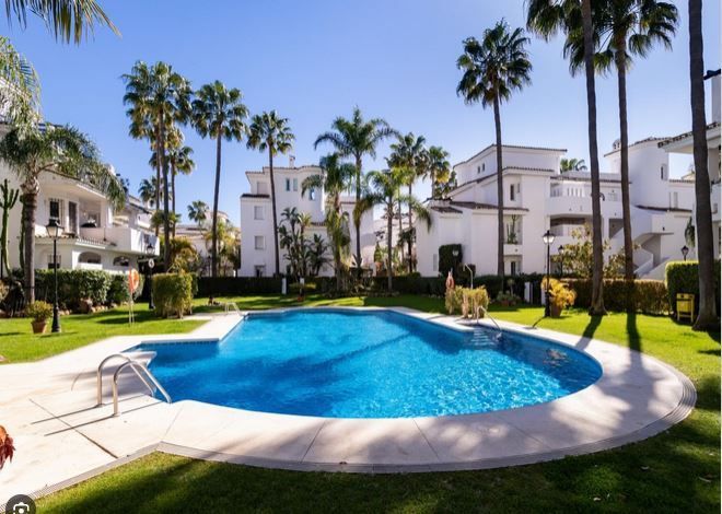 Garden of Apartment to rent in Marbella  with Air Conditioner, Terrace and Furnished