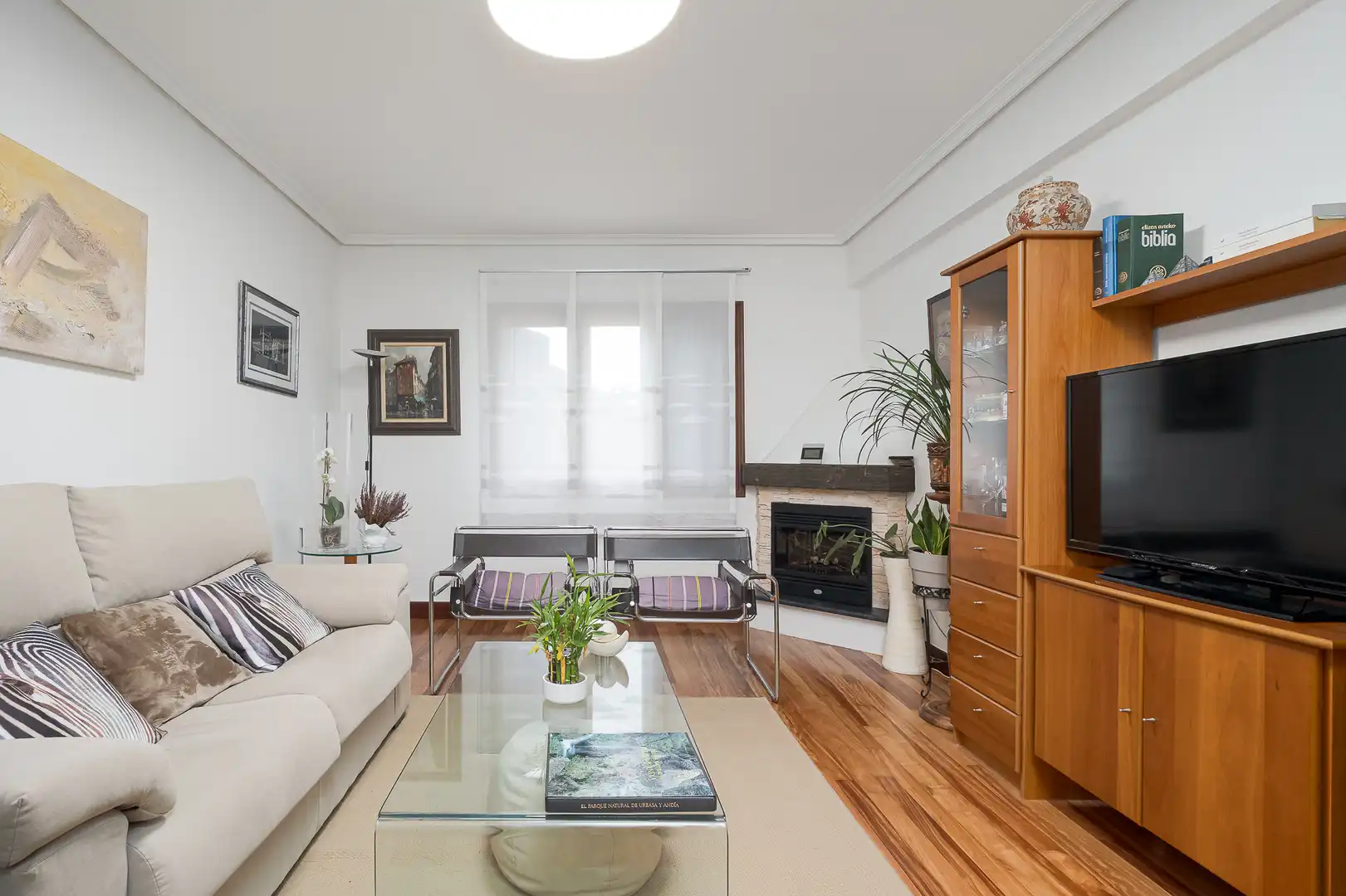 Living room of Houses for sale in Lasarte-Oria  with Heating, Private garden and Terrace