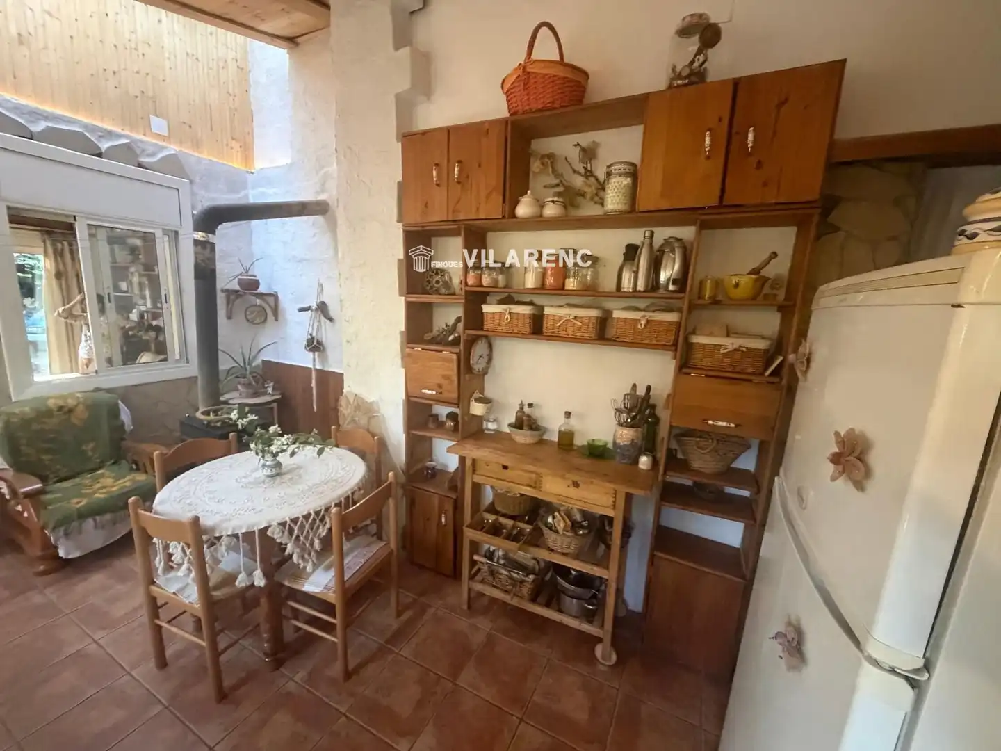 Cuina de Casa o xalet en venda en El Montmell amb Calefacció, Jardí privat i Terrassa
