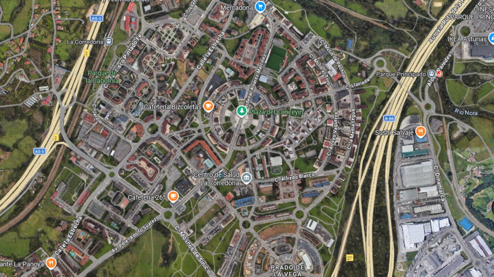 Vista exterior de Pis en venda en Oviedo 