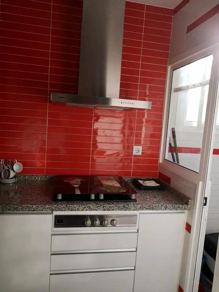Cuina de Loft de lloguer en Sevilla amb Aire condicionat, Moblat i Internet