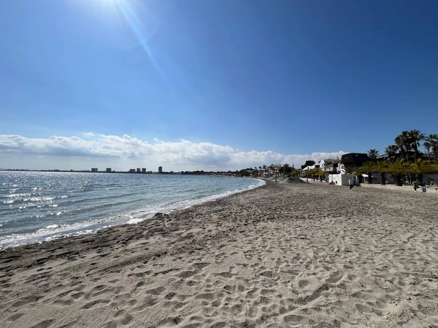 Vista exterior de Casa adosada en venta en San Pedro del Pinatar con Aire acondicionado, Jardín privado y Amueblado