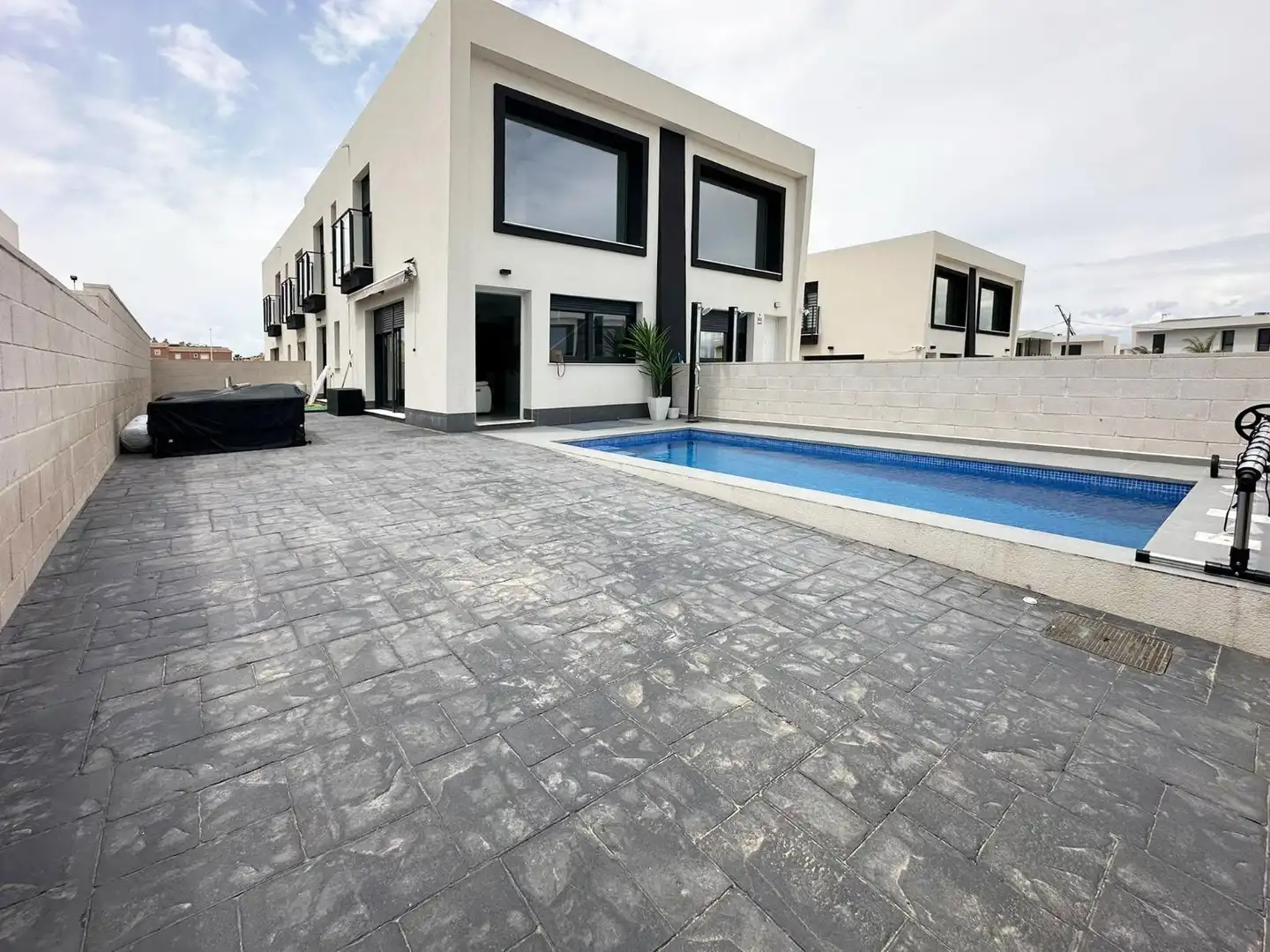 Terrace of Houses for rent in Santa Pola  with Air Conditioner and Swimming Pool