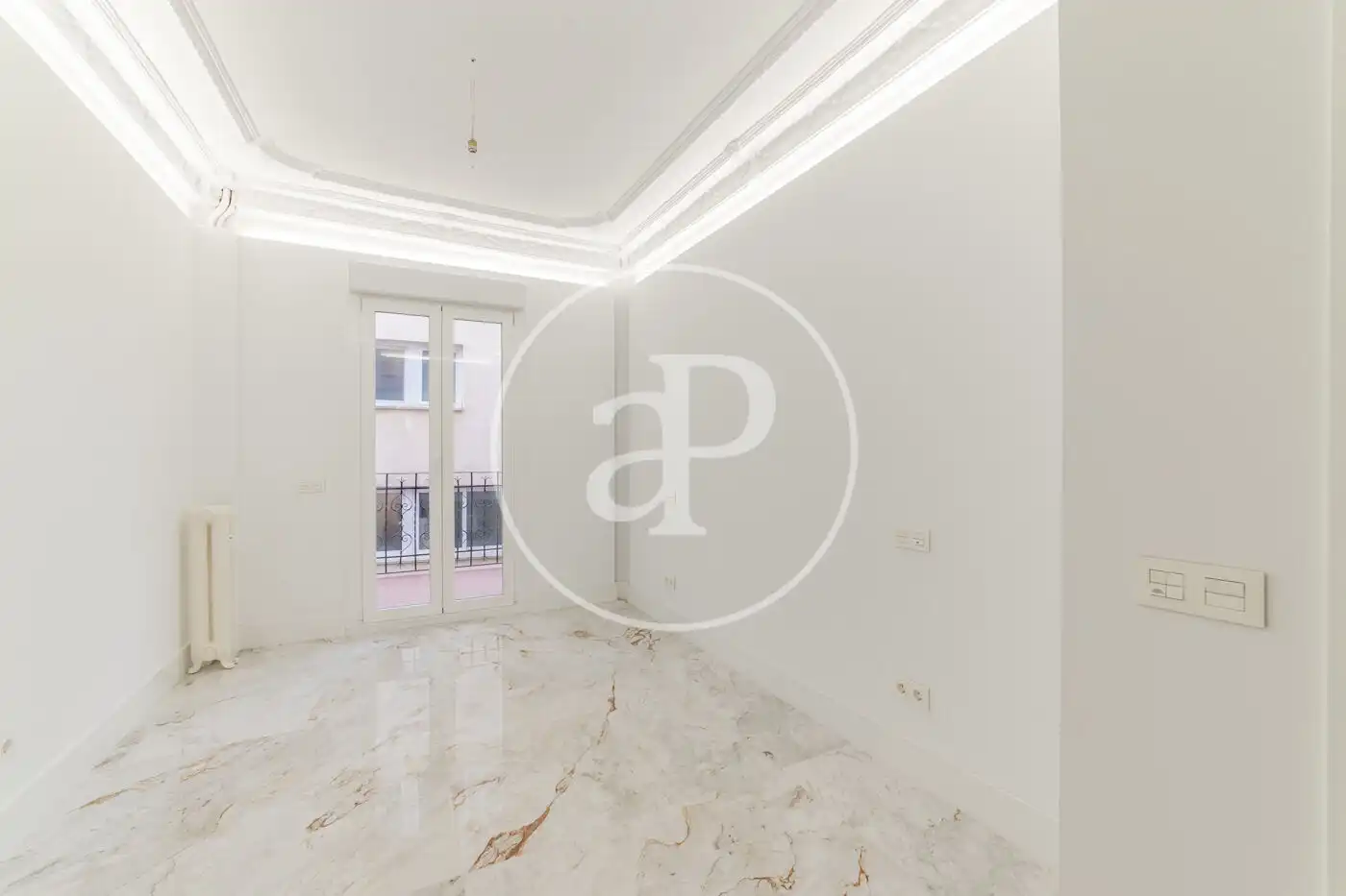 Sala de estar de Piso de alquiler en Madrid con Aire acondicionado, Calefacción y Terraza