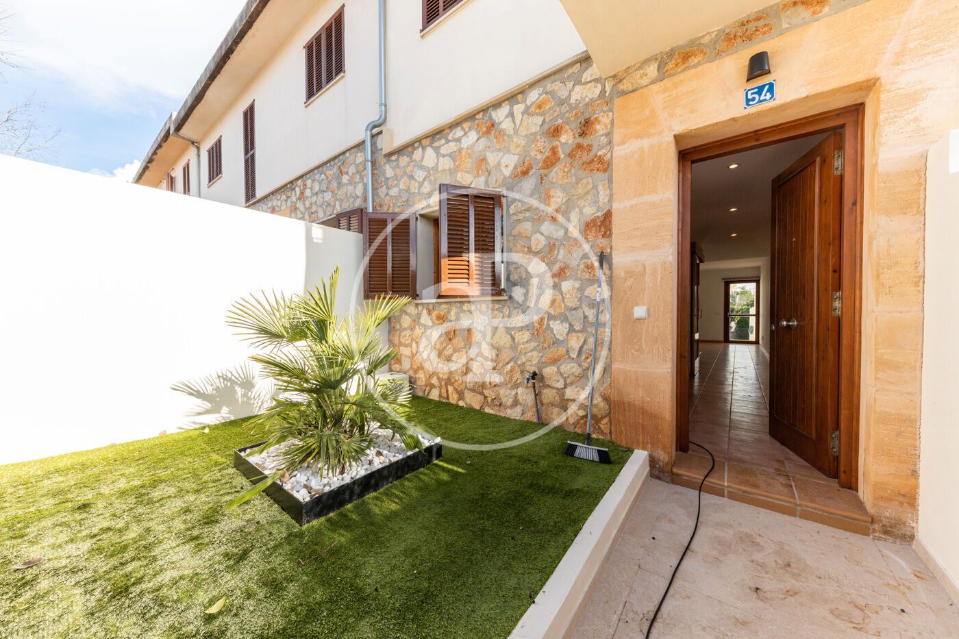 Exterior view of Single-family semi-detached for sale in Selva  with Heating, Private garden and Terrace