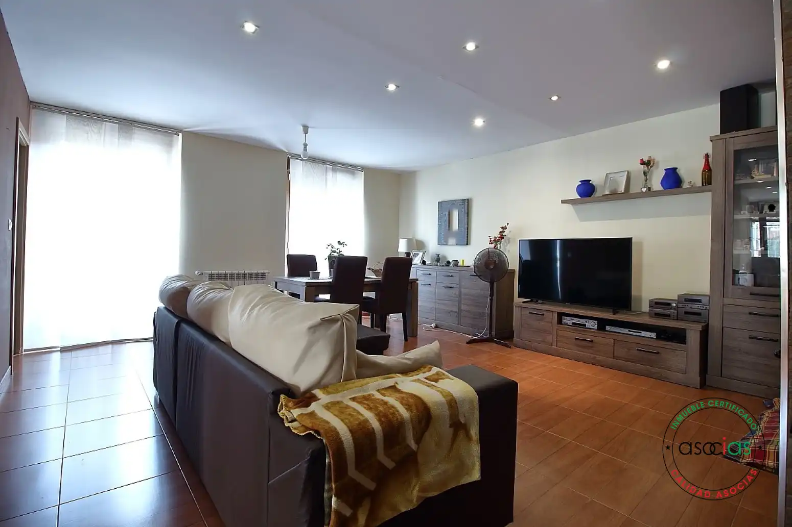 Sala d'estar de Casa adosada en venda en Mieres (Asturias) amb Calefacció i Terrassa