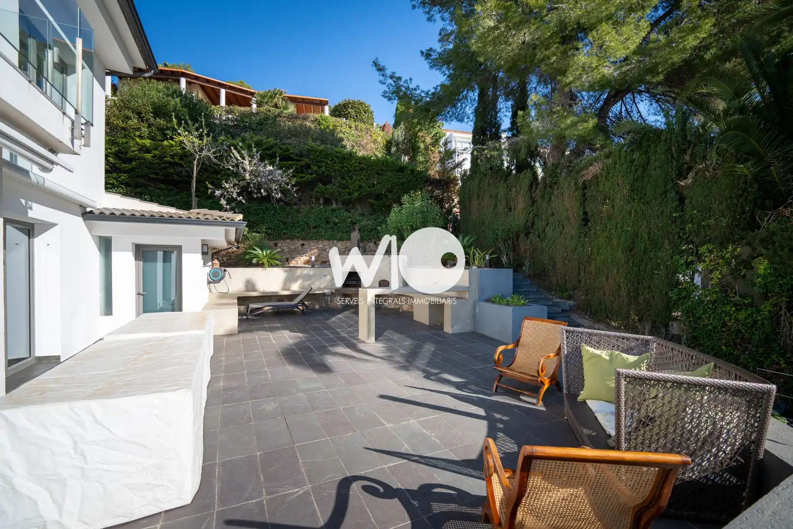 Jardín de Casa o chalet en venta en Blanes con Jardín privado, Terraza y Piscina
