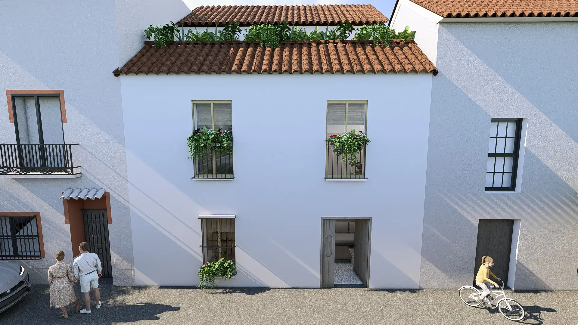 Maison mitoyenne avec terrasse à vendre à Estepona Pueblo, imagen 5