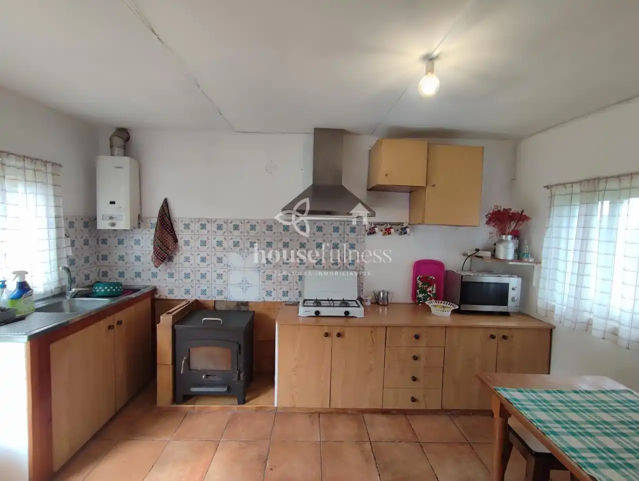 Cocina de Casa o chalet en venta en Moeche con Calefacción, Jardín privado y Amueblado
