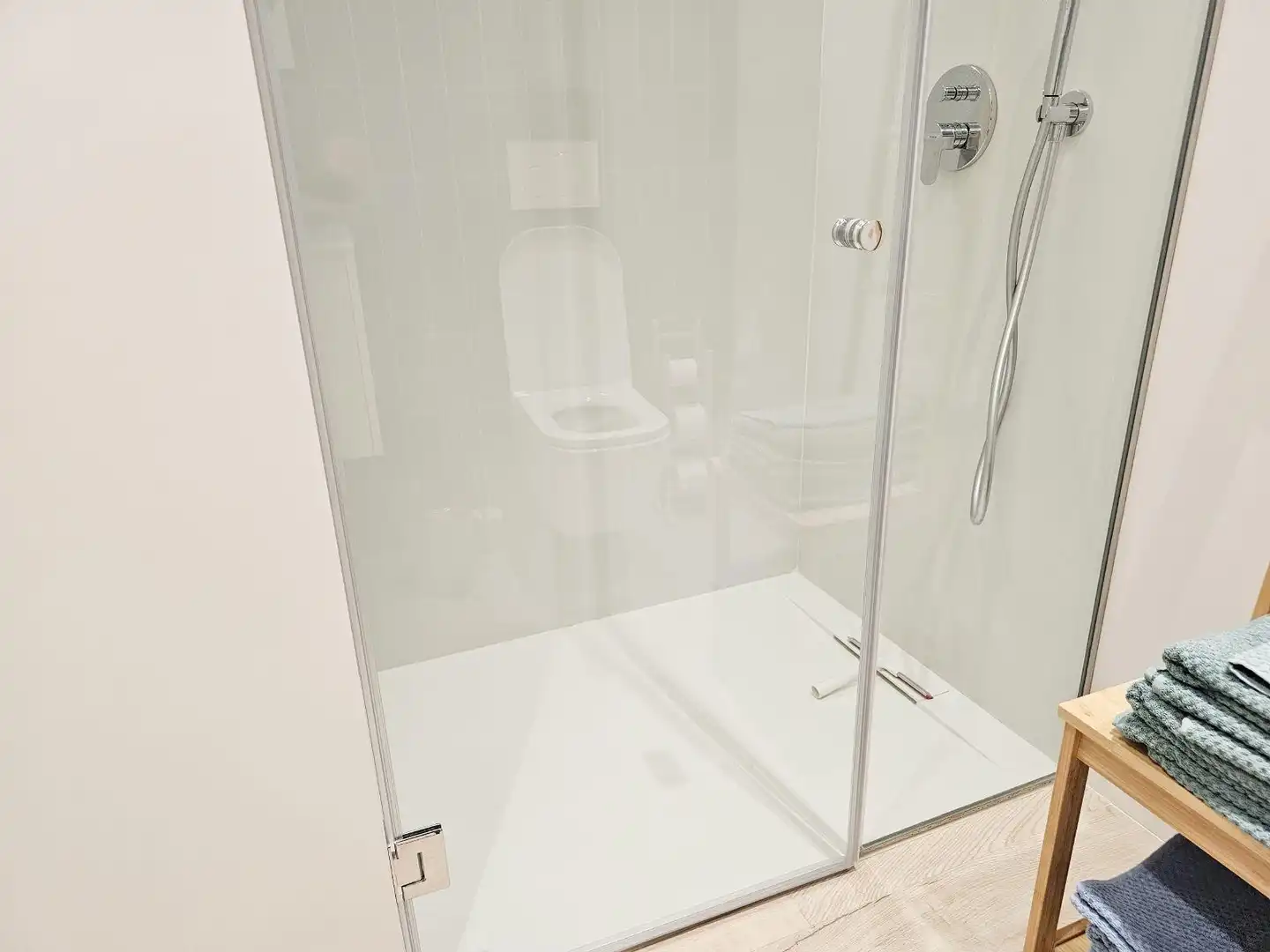 Badezimmer von Wohnungen zur Miete in Pedreguer mit Klimaanlage, Heizung und Privatgarten