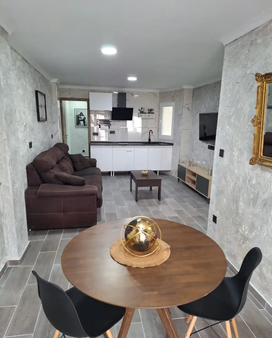 Living room of Flat for rent in Elda  with Air Conditioner, Furnished and Oven