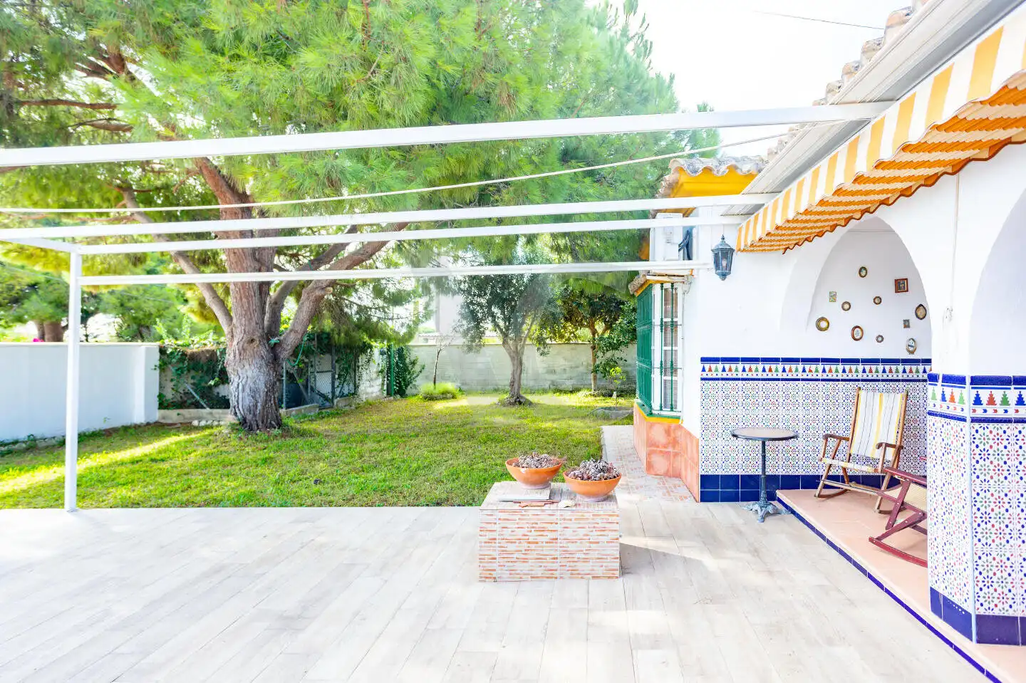 Garden of Houses for sale in Chiclana de la Frontera