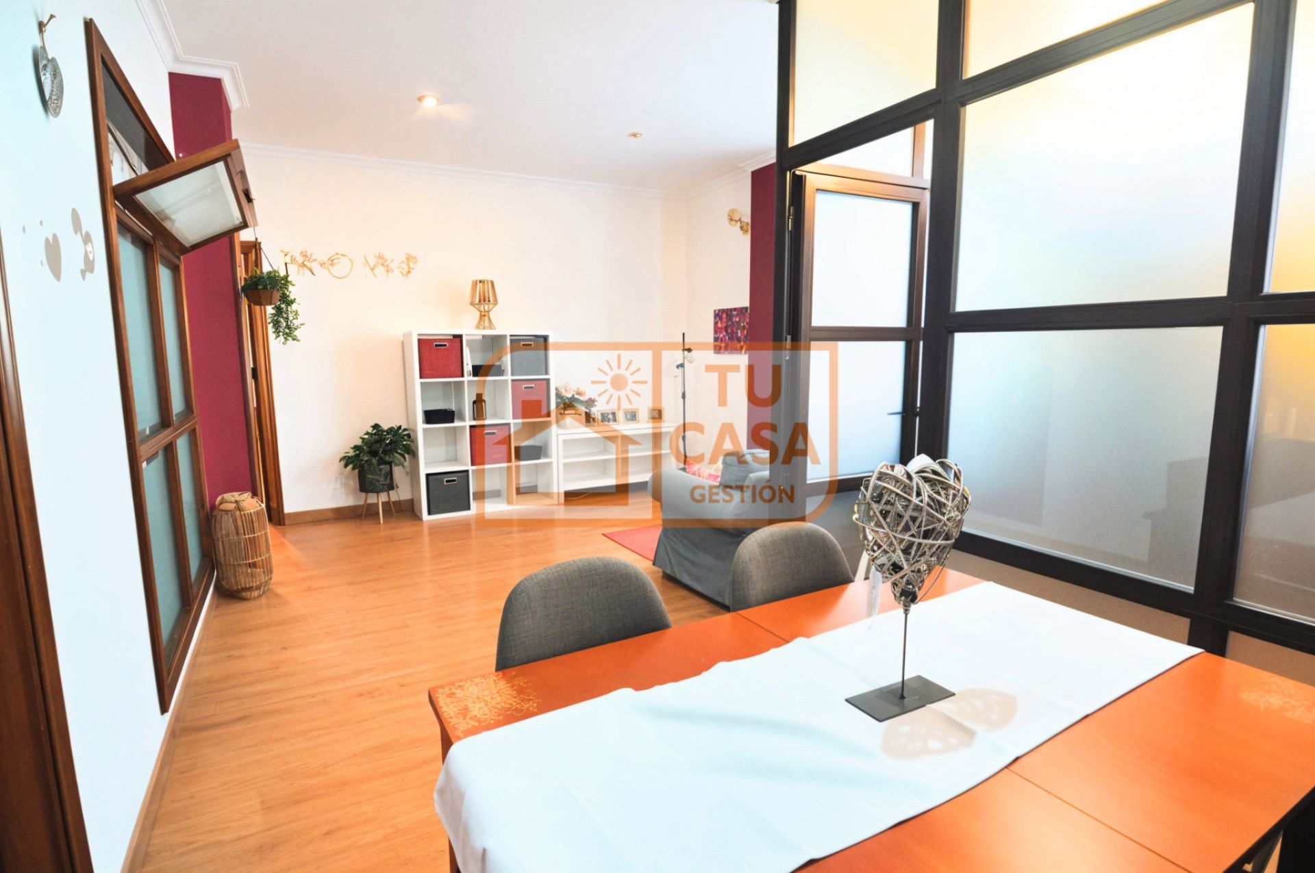 Sala d'estar de Pis de lloguer en Cáceres Capital amb Aire condicionat, Calefacció i Parquet