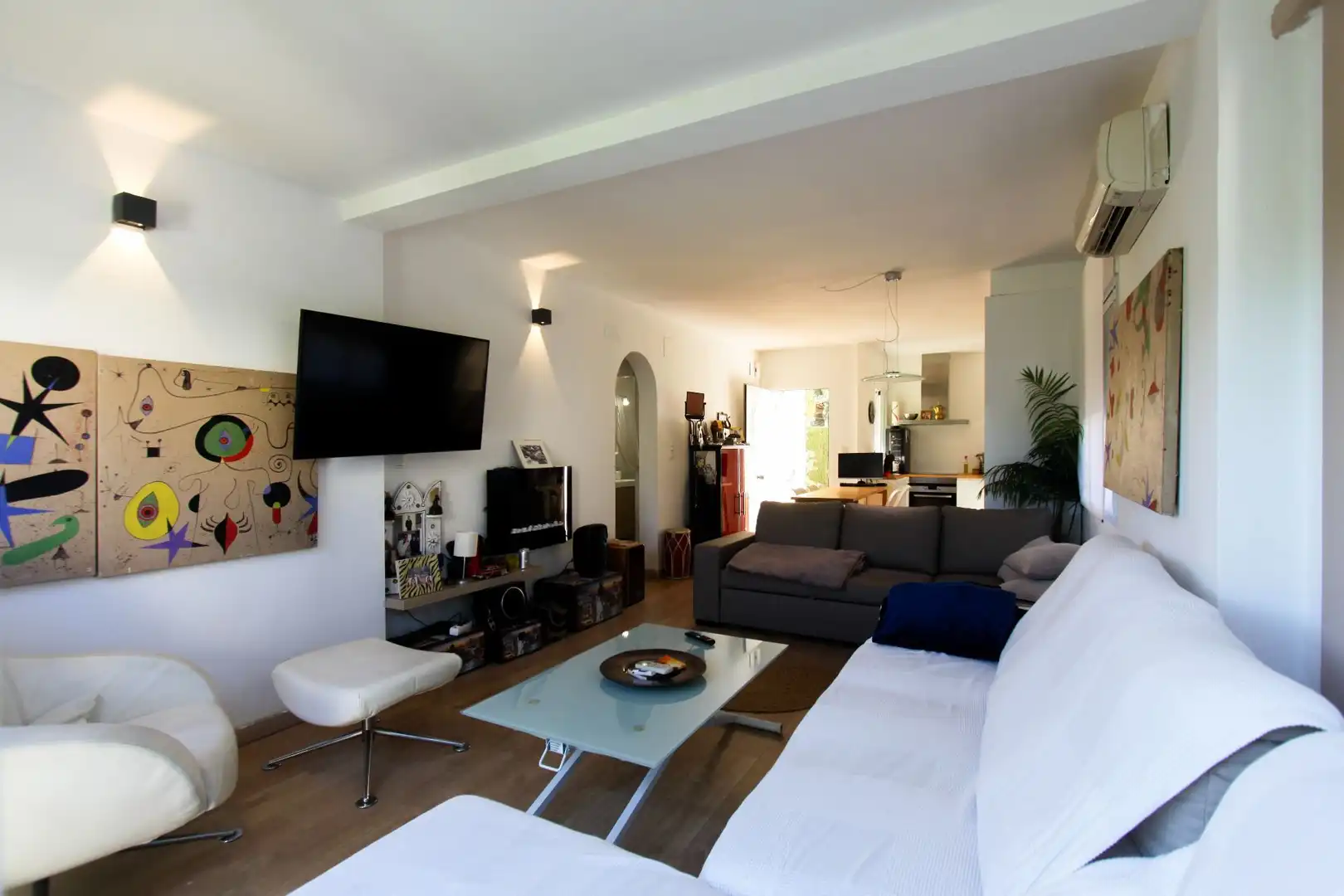 Living room of Apartments for sale in Els Poblets  with Air Conditioner, Private garden and Storage room