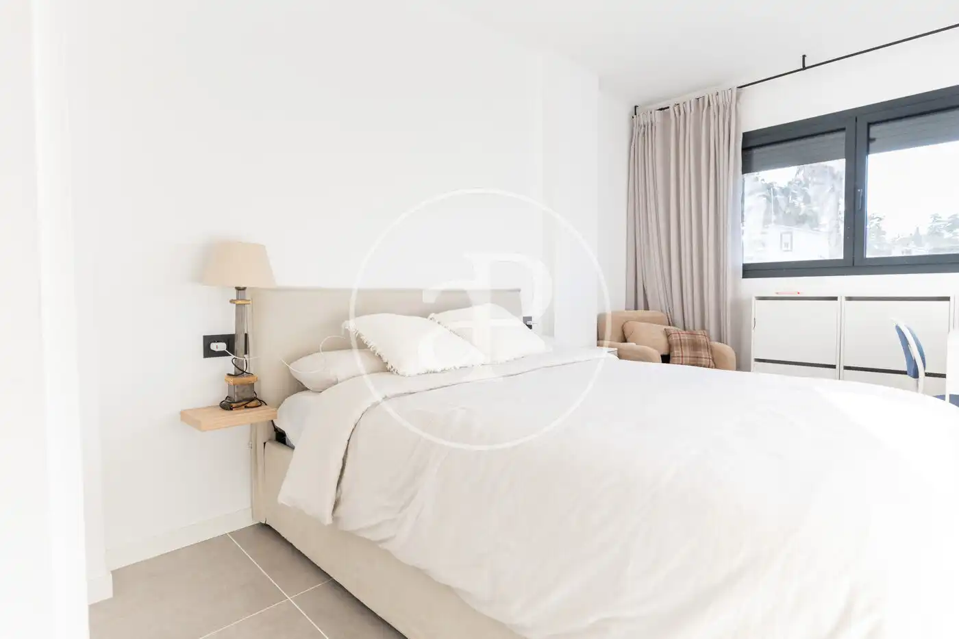 Bedroom of Flat for rent in Cerdanyola del Vallès  with Air Conditioner, Heating and Terrace