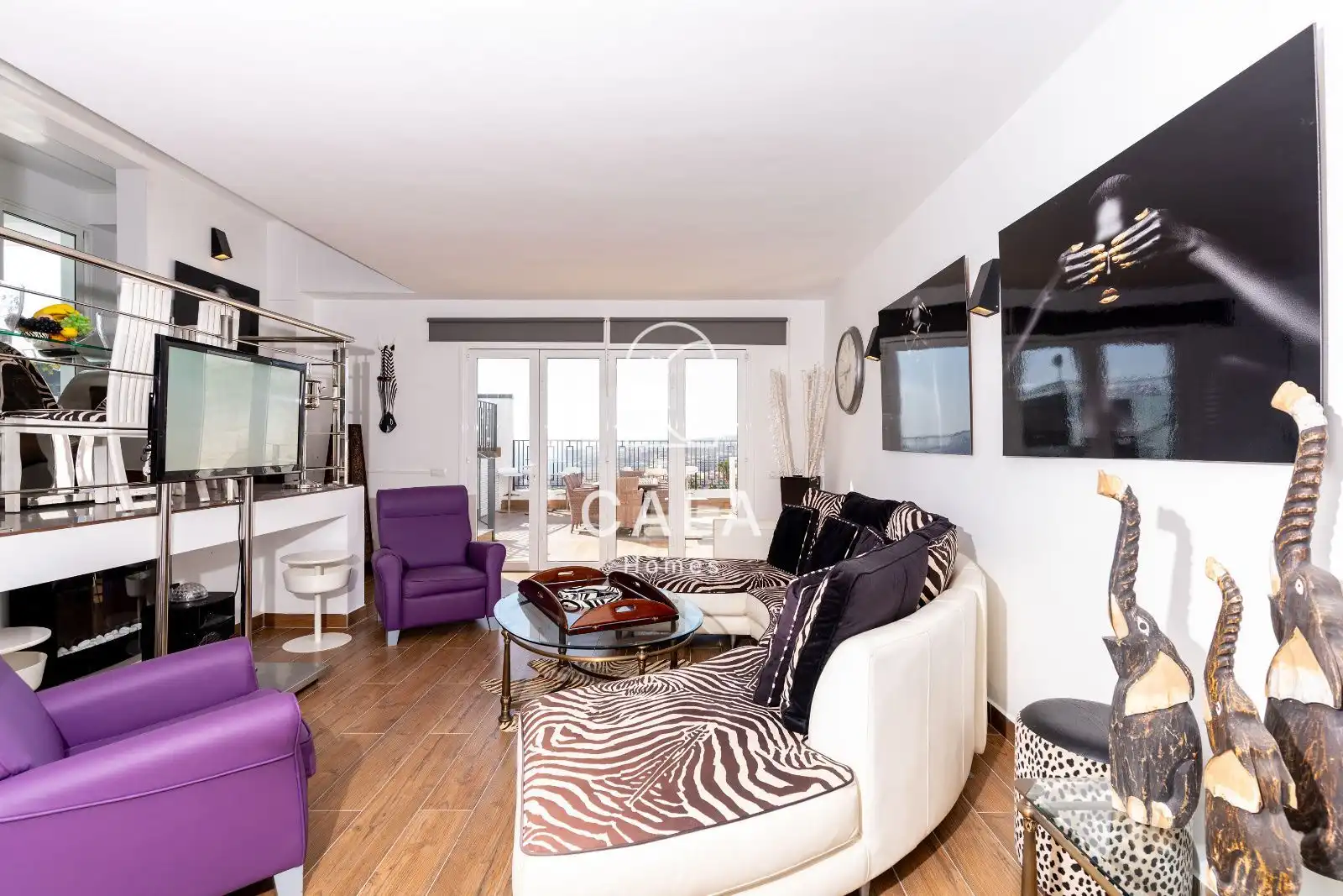 Sala de estar de Casa o chalet en venta en Adeje con Aire acondicionado, Calefacción y Terraza