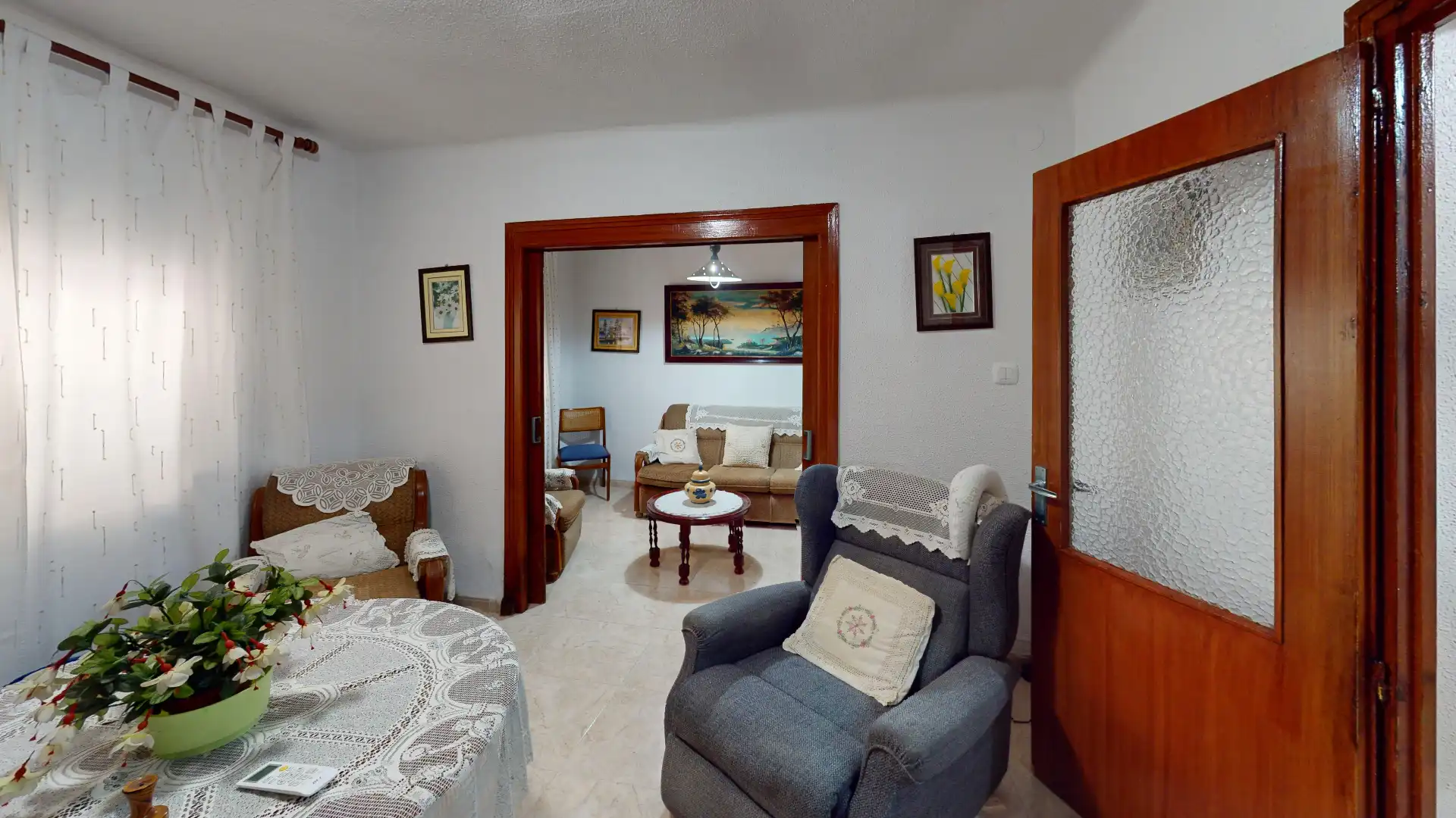 Sala de estar de Piso en venta en Alicante / Alacant con Aire acondicionado y Amueblado