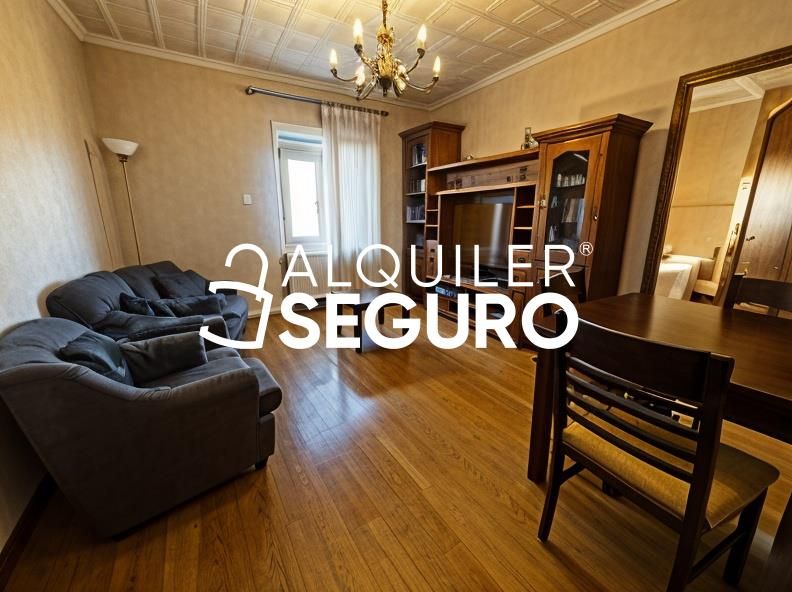 Living room of Flat to rent in  Madrid Capital  with Heating and Furnished