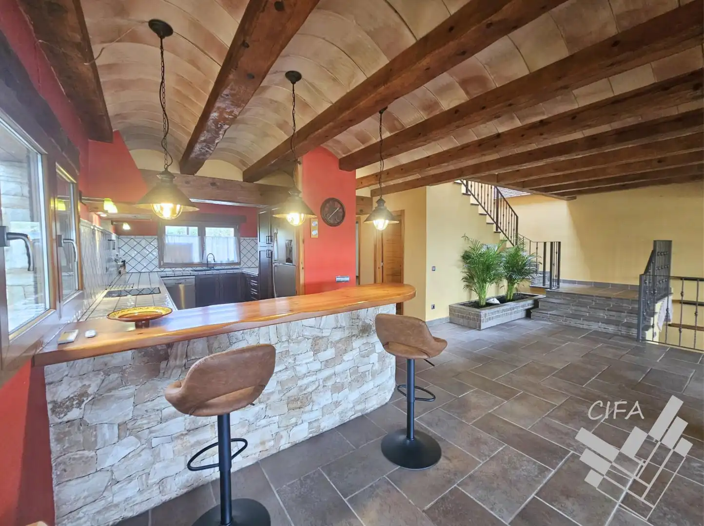 Cocina de Casa o chalet en venta en San Jorge / Sant Jordi con Terraza y Amueblado