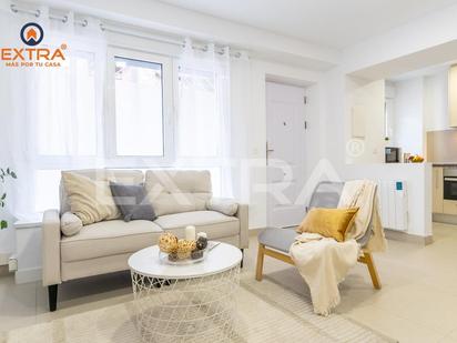 Living room of Planta baja for sale in  Madrid Capital  with Heating