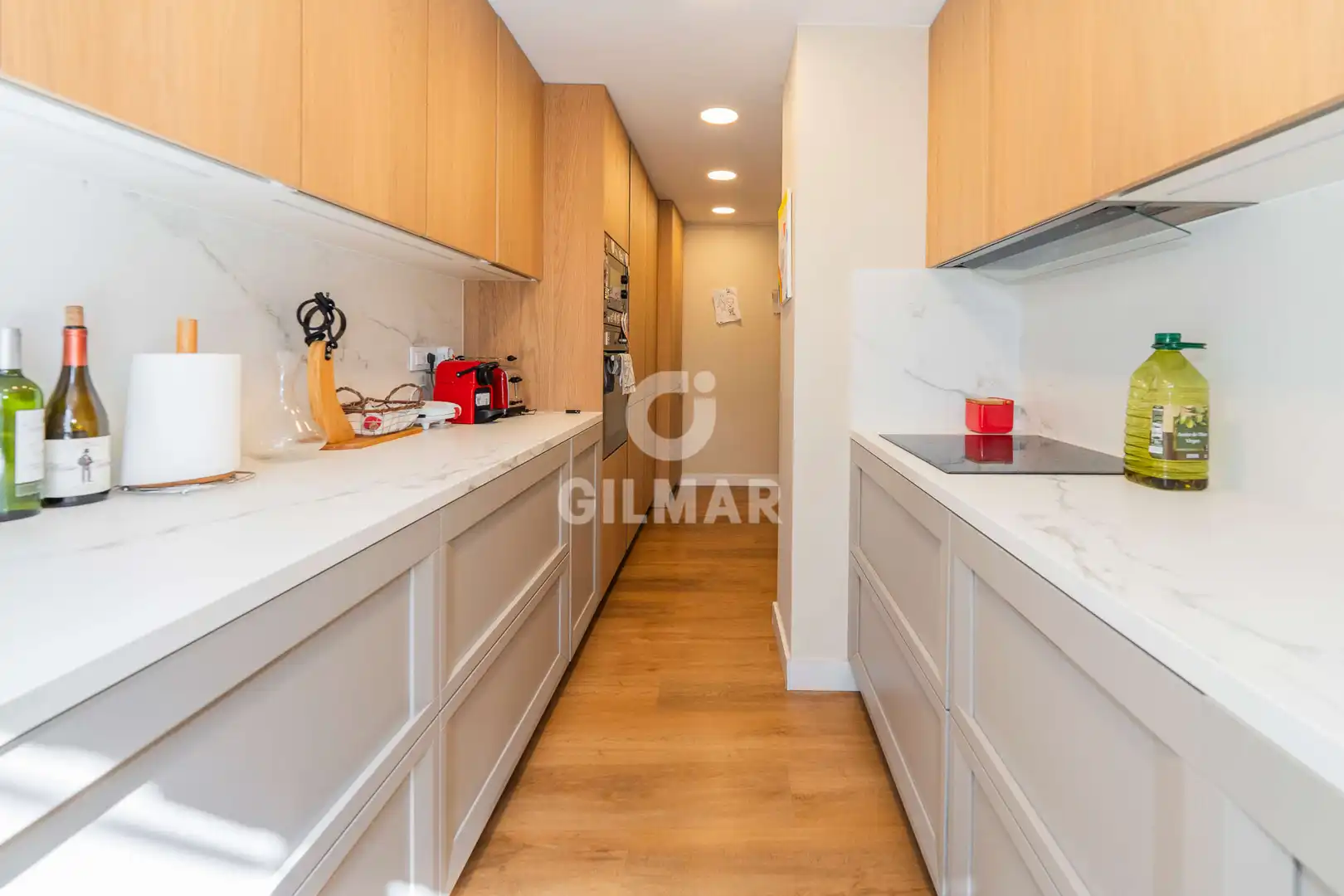 Kitchen of Flat for sale in Madrid  with Heating, Private garden and Swimming Pool