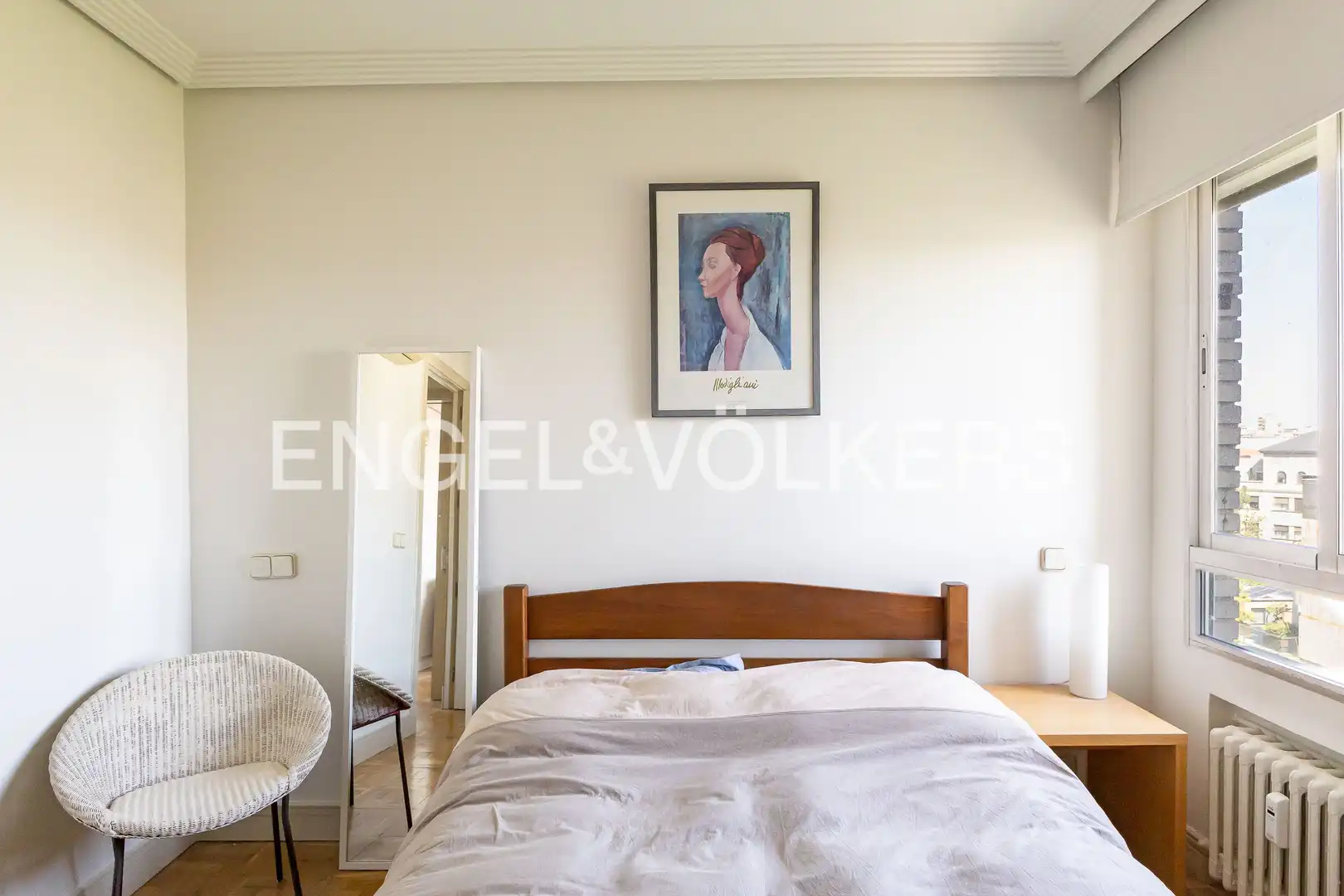 Schlafzimmer von Wohnung zum Verkauf in Madrid mit Klimaanlage, Heizung und Privatgarten