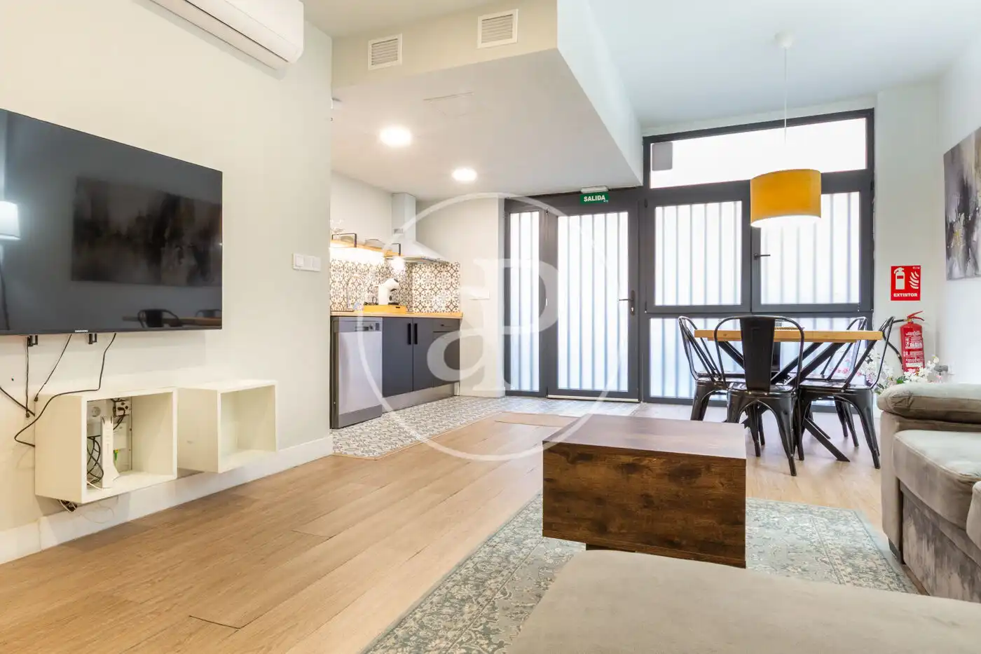 Sala d'estar de Loft en venda en Valencia amb Aire condicionat, Calefacció i Moblat