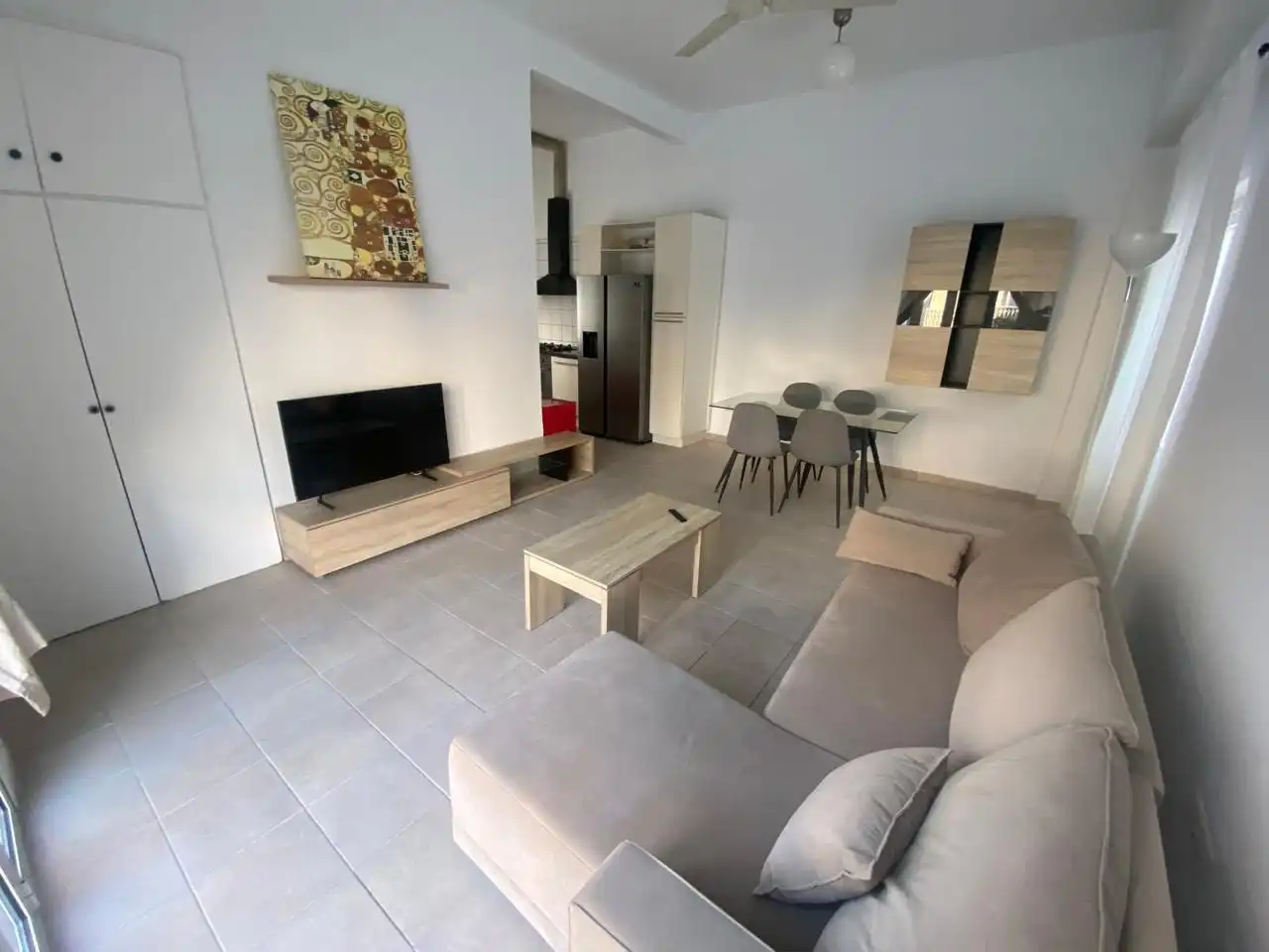 Wohnzimmer von Dachboden zur Miete in Santa Cruz de Tenerife mit Terrasse und Möbliert