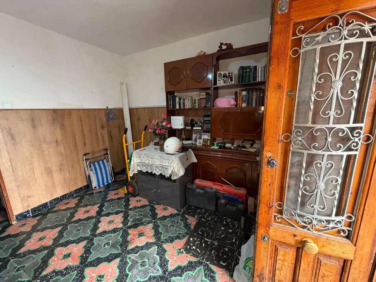 Sala d'estar de Casa adosada en venda en Palma de Gandia amb Moblat, TV i Internet